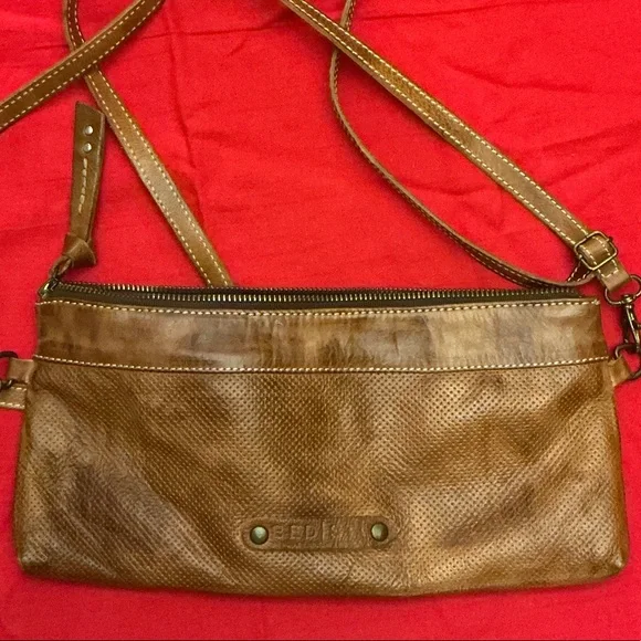 Bed Stu Tan Leather Shoulder Bag - Picture 8 of 8